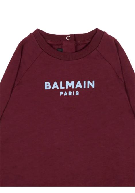T-shirt con logo BALMAIN KIDS | BZ8310 Z3672530CE